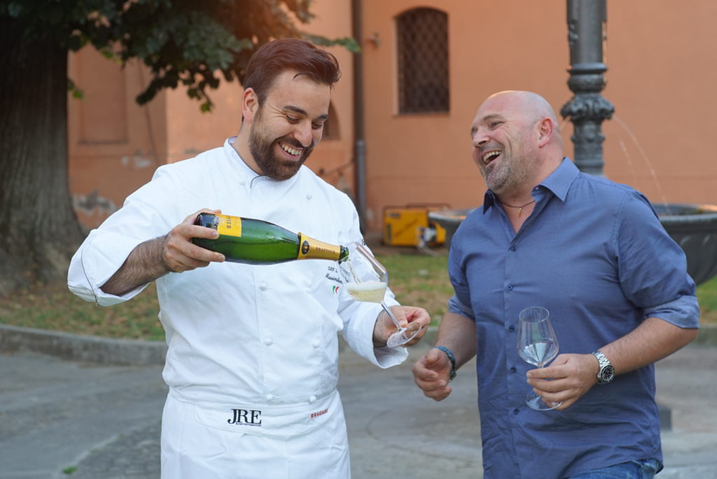 Lo Chef Massimiliano Mascia del Ristorante due stelle Michelin San Domenico di Imola